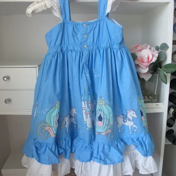 🔴🔴🔴SOLD🔴🔴🔴Eleanor Rose Girl's Fairytale Princess Dress Size 6-7  EUC - Picture 8 of 8